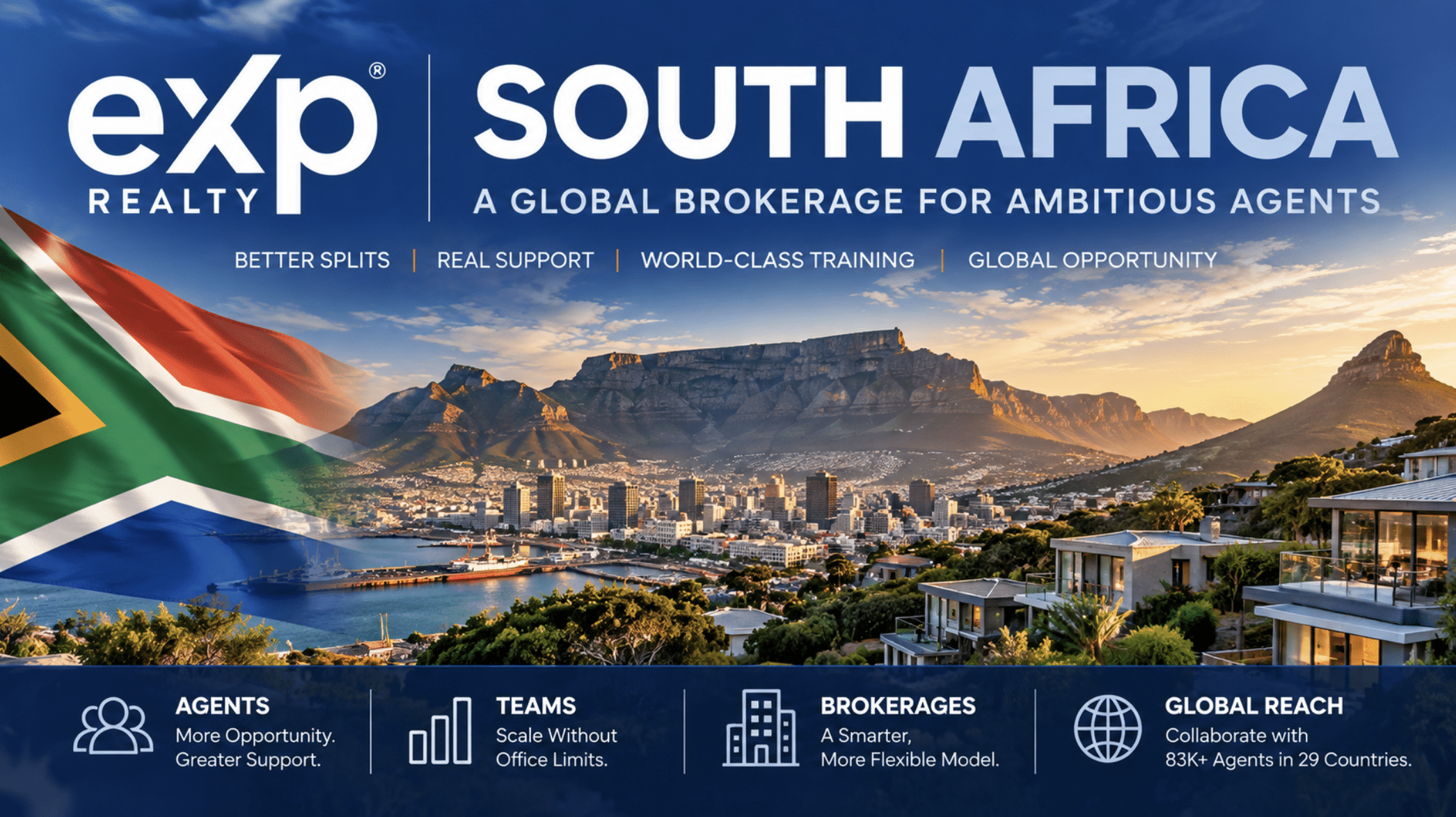 eXp Realty South Africa for experienced real estate agents, teams and brokerages