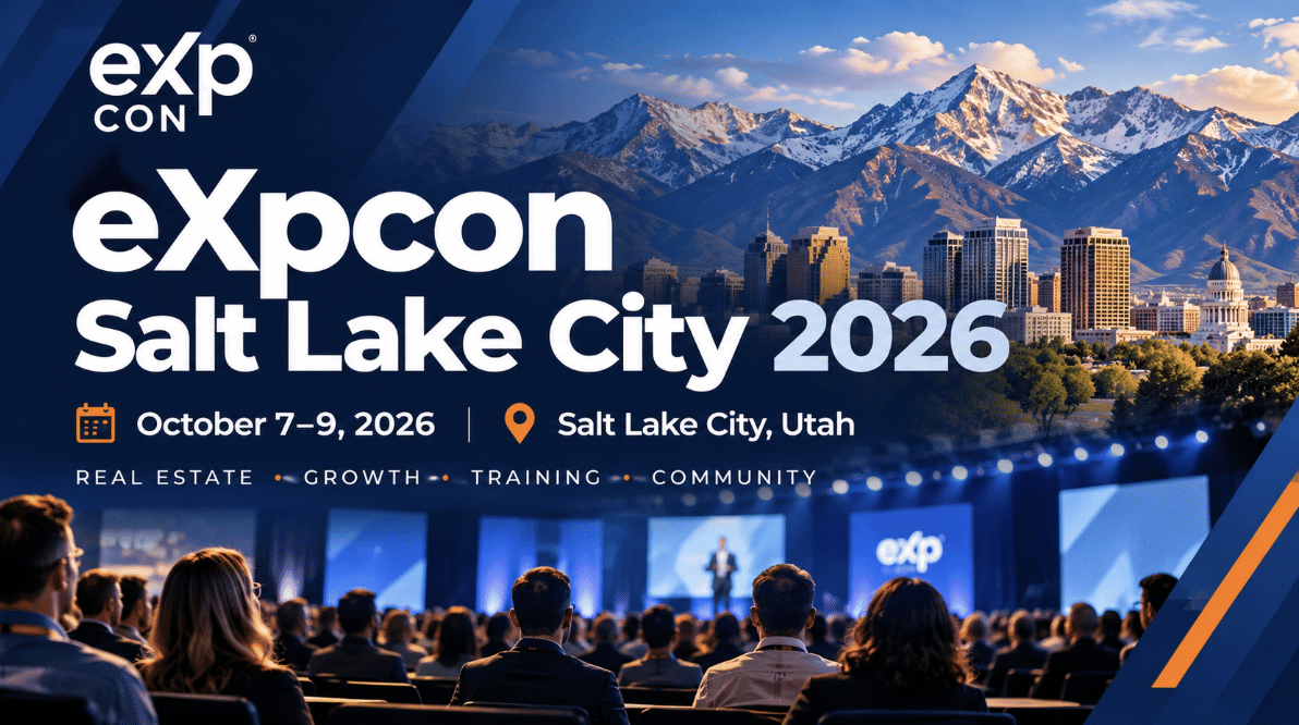 eXpcon Salt Lake City 2026 | eXp Realty Conference eXpcon Salt Lake City 2026 eXp Realty conference October 7-9 in Salt Lake City Utah